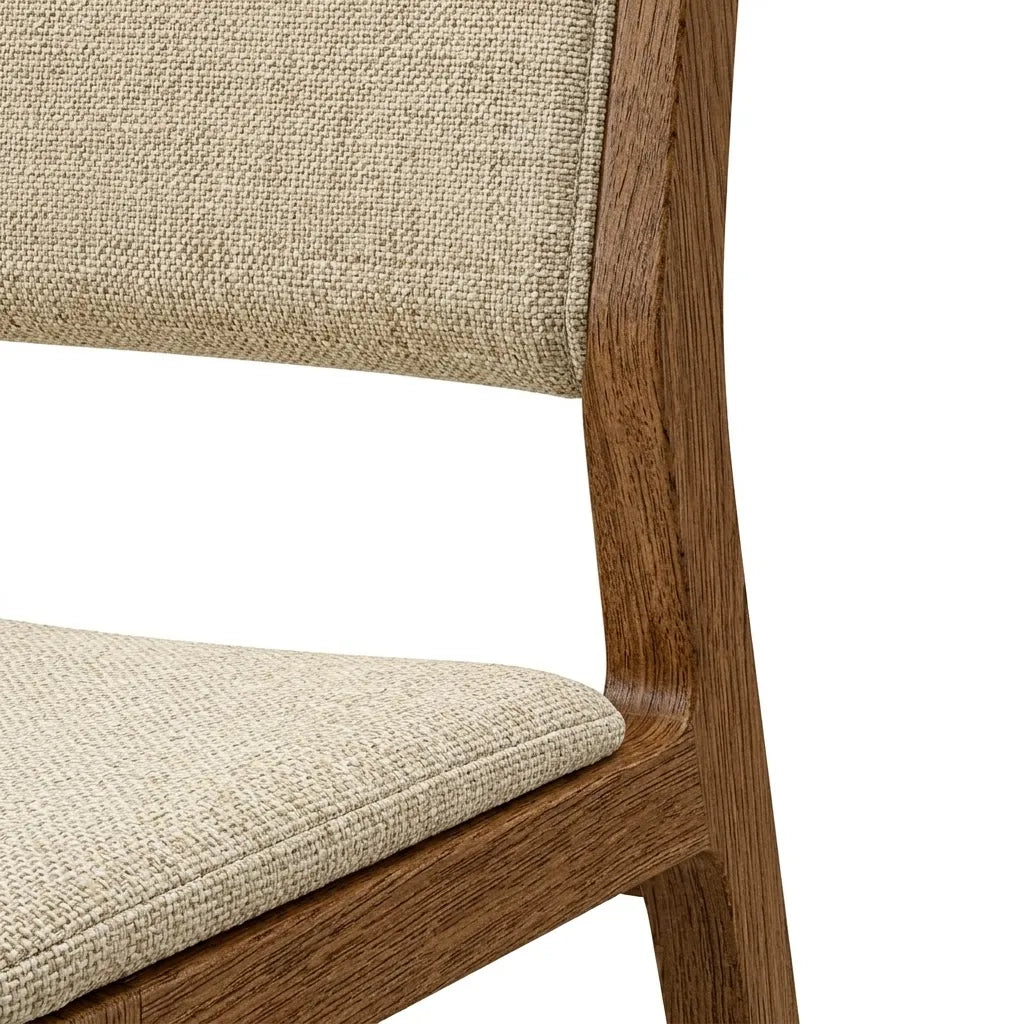 Silla Fingere | Rosa Morada Moderna con Parota Elegante