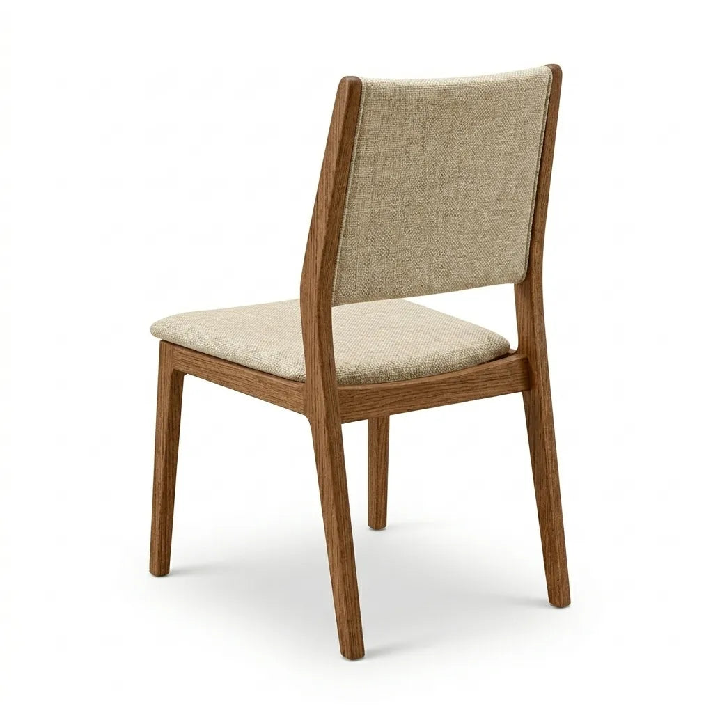 Silla Fingere | Rosa Morada Moderna con Parota Elegante