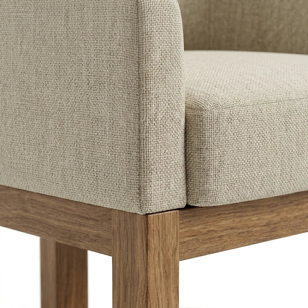 Silla Horen en Madera Sólida · Escultural y Orgánica