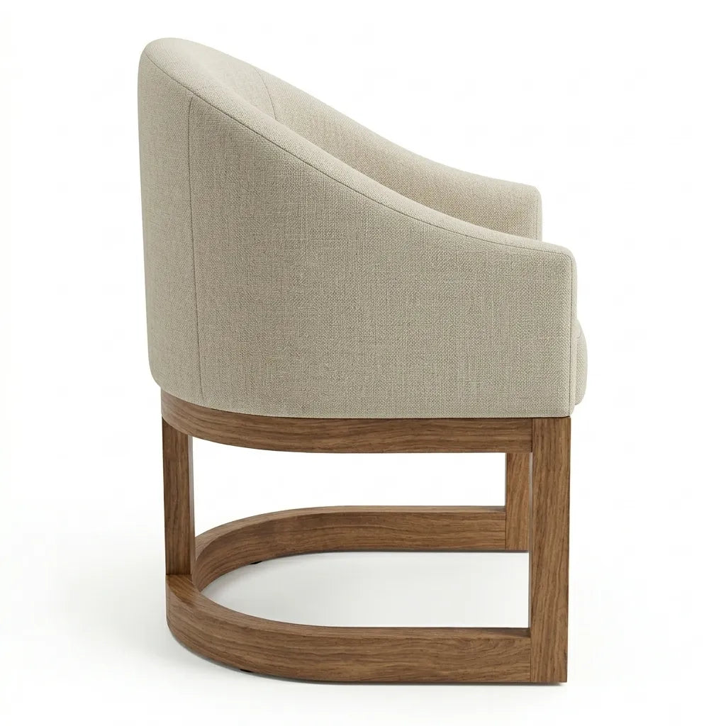 Silla Horen en Madera Sólida · Escultural y Orgánica
