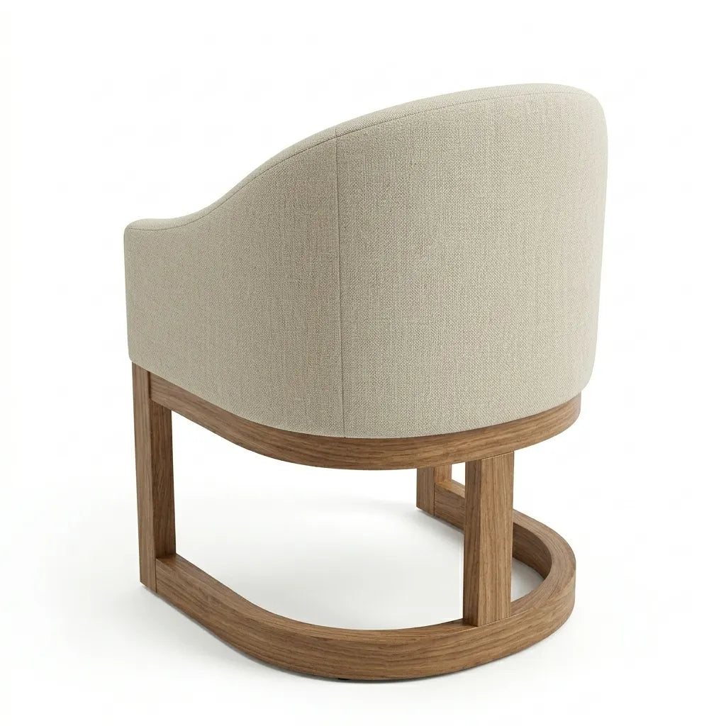 Silla Horen en Madera Sólida · Escultural y Orgánica