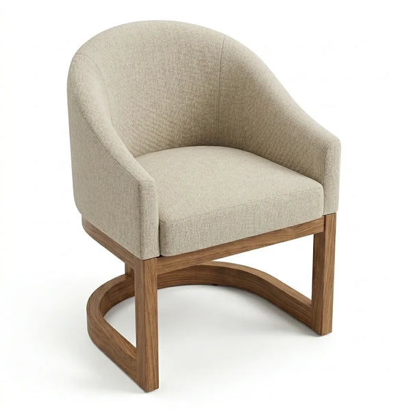 Silla Horen en Madera Sólida · Escultural y Orgánica