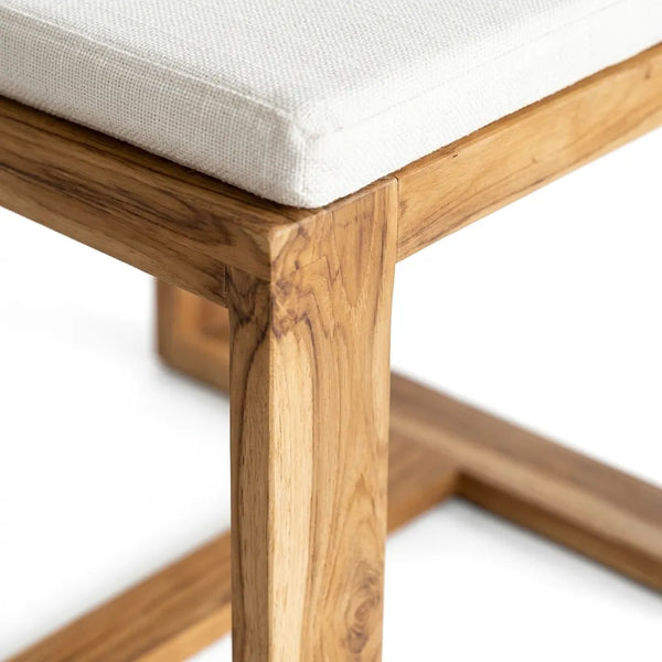 Silla Lemich Teca Natural | Diseño Sofisticado - vista alternativa