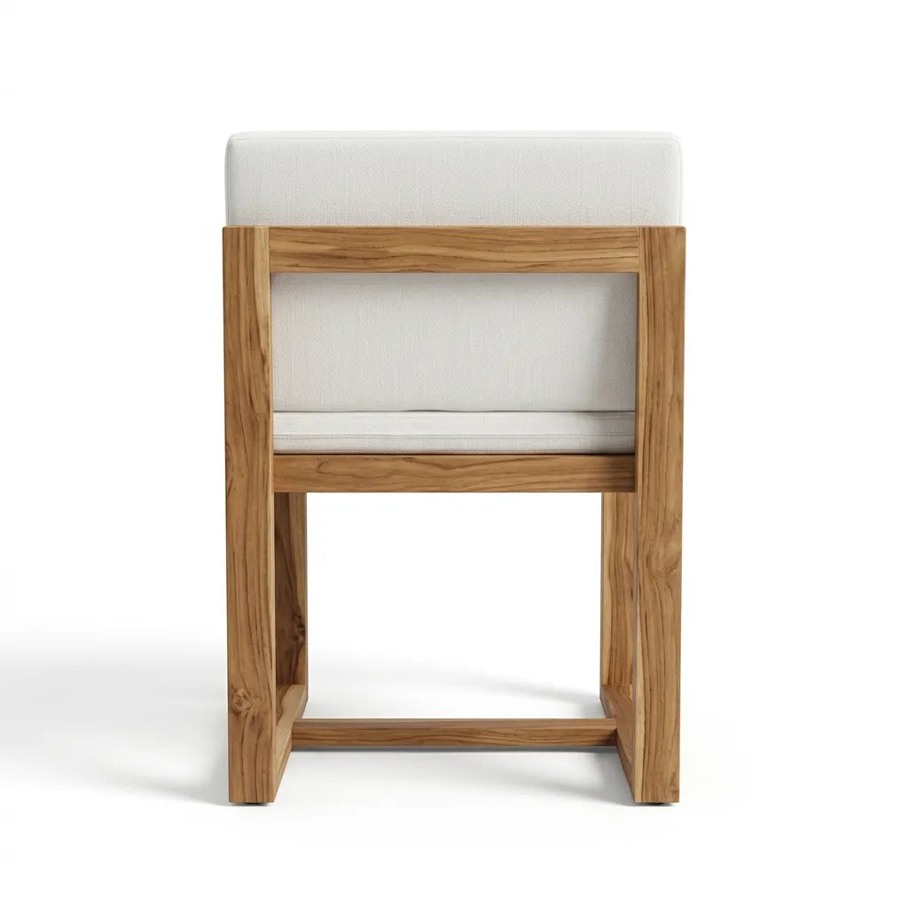 Silla Lemich Teca Natural | Diseño Sofisticado
