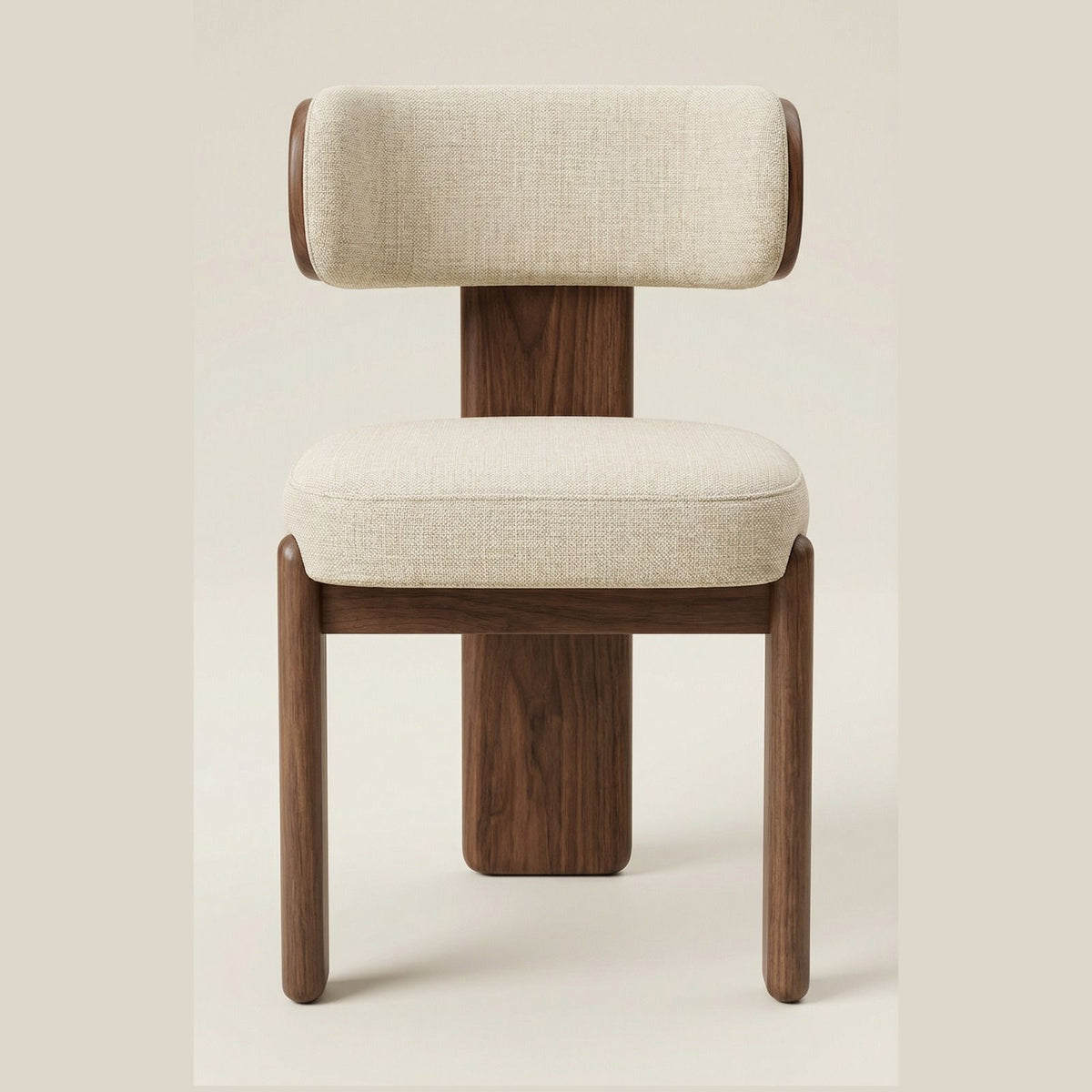 Silla Loris en Madera Sólida Rosa Morada · Escultural