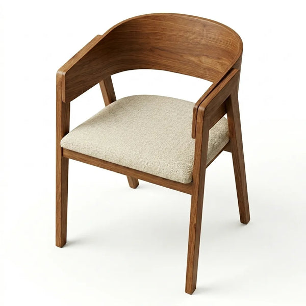 Silla Moderna Enzzi · Nogal Elegante | Lujo Orgánico