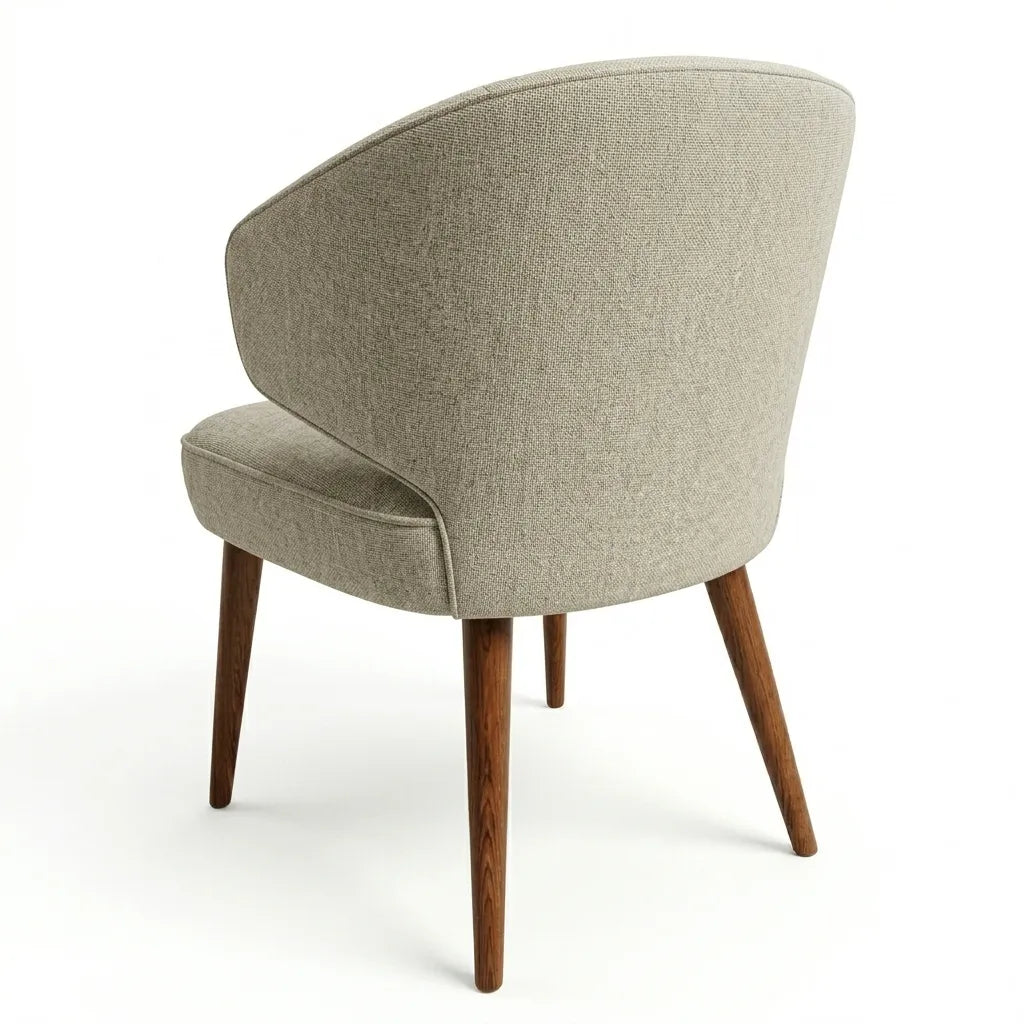 Silla Nórdica Novella Rosa Morada · Elegancia Artesanal