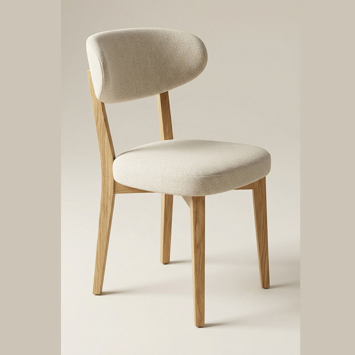 Silla Orthel en Rosa Morada Sólida · Diseño Orgánico y Sereno