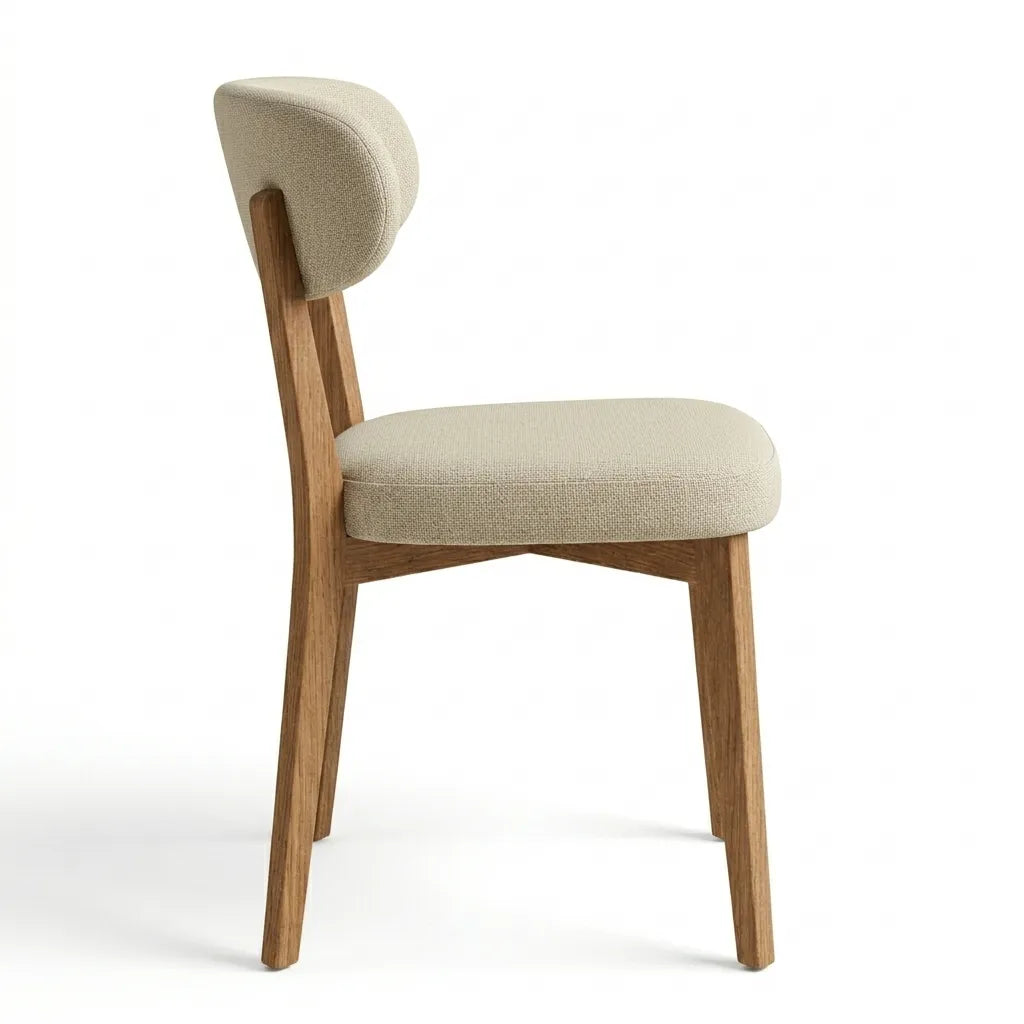 Silla Orthel en Rosa Morada Sólida · Diseño Orgánico y Sereno