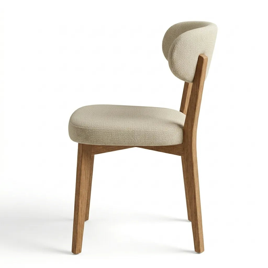 Silla Orthel en Rosa Morada Sólida · Diseño Orgánico y Sereno
