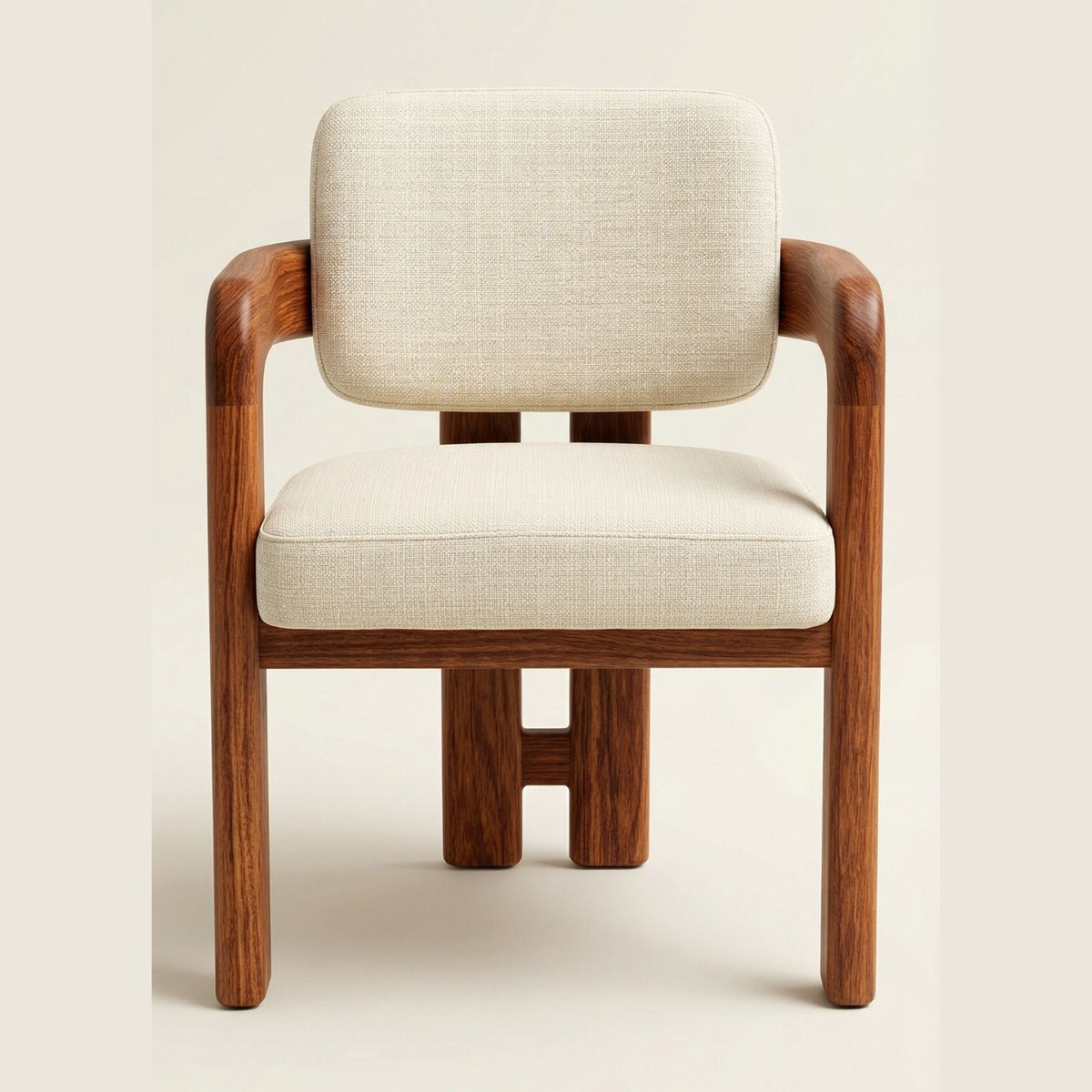 Silla Vesper en Madera Sólida Maciza · Escultural