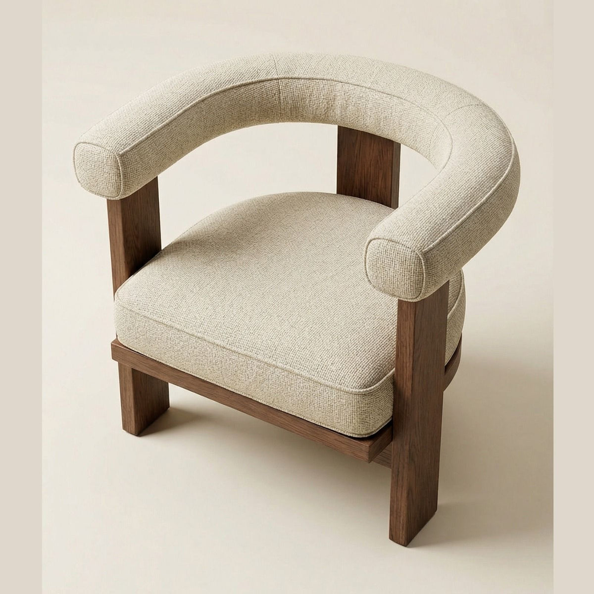 Sillón Portofino | Rosa Morada Diseño Escultórico