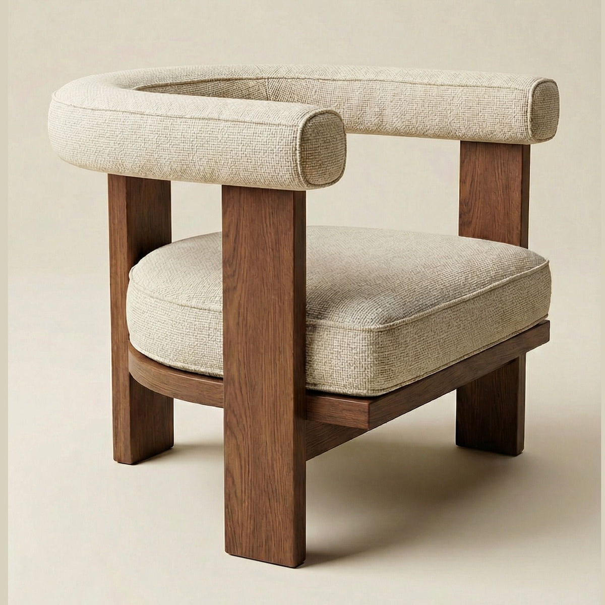Sillón Portofino | Rosa Morada Diseño Escultórico