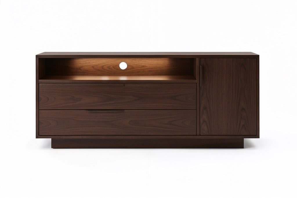Mueble de TV Olvar Nogal Elegancia Moderna