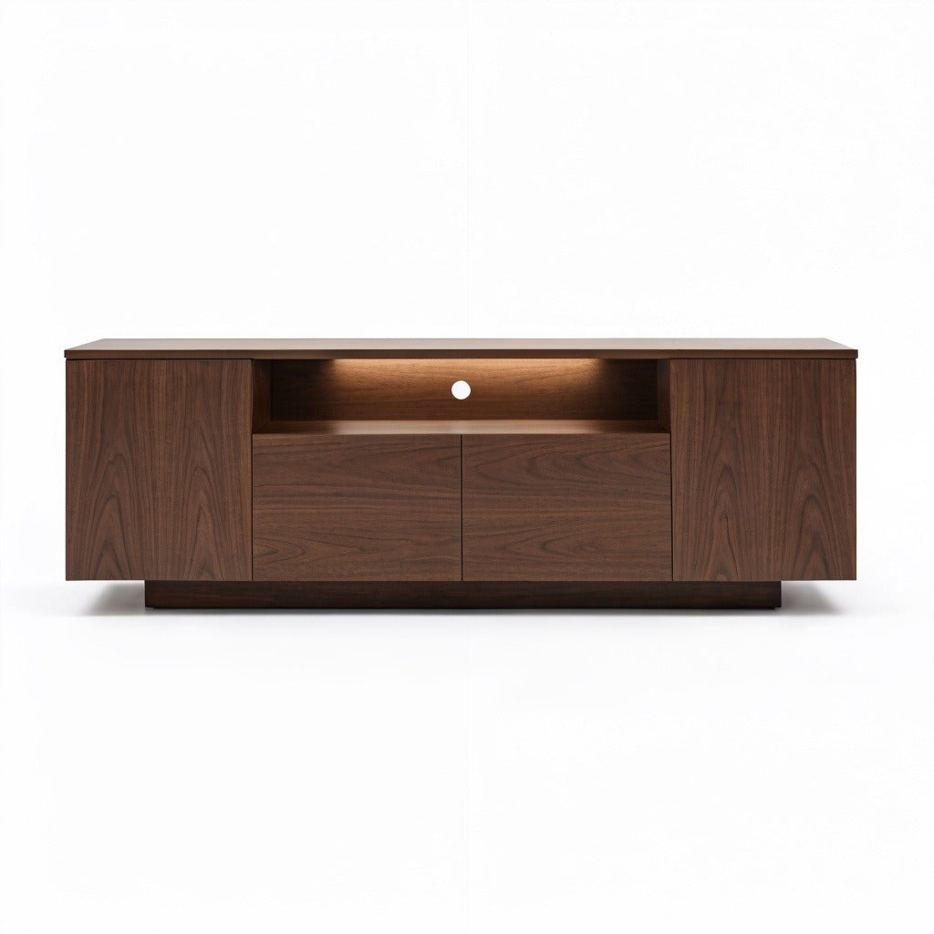 Mueble de TV Émar · Nogal Diseño Moderno