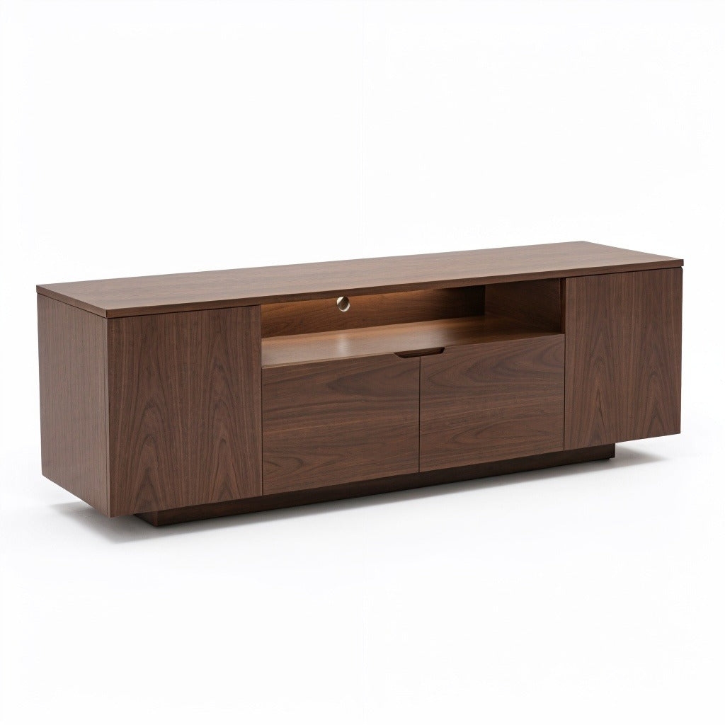 Mueble de TV Émar · Nogal Diseño Moderno