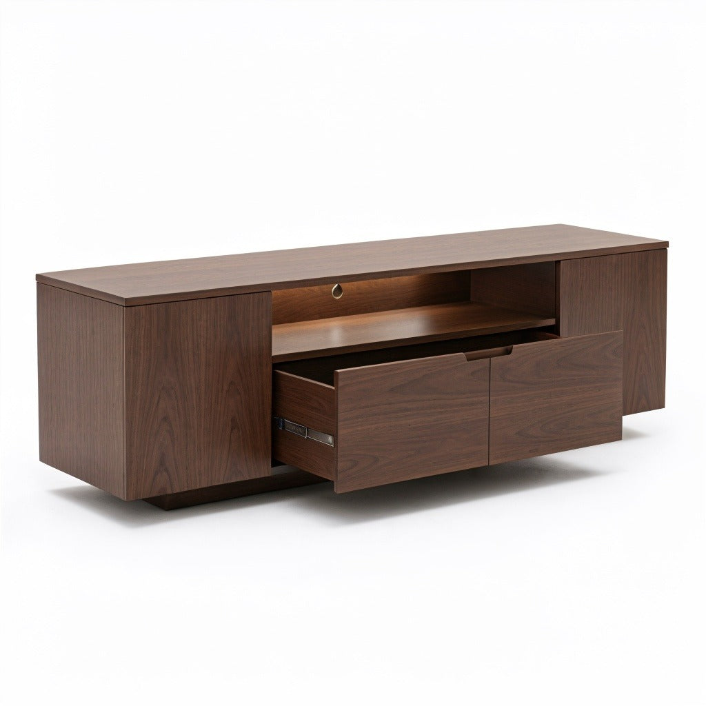 Mueble de TV Émar · Nogal Diseño Moderno