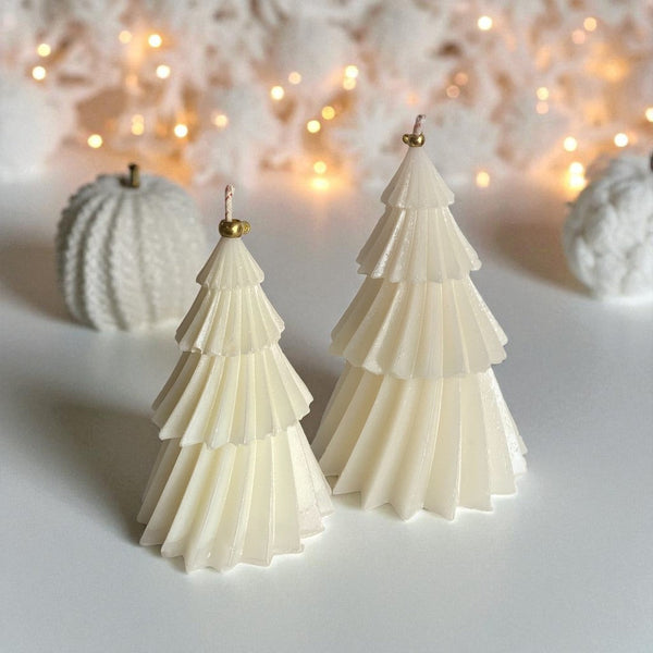 Velas pino navideño 2 pzas. - vista alternativa