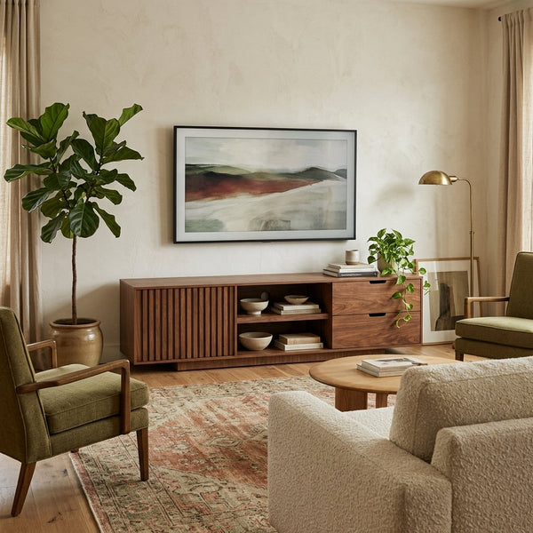 Mueble de TV Velin Nogal · Diseño Minimalista - vista alternativa