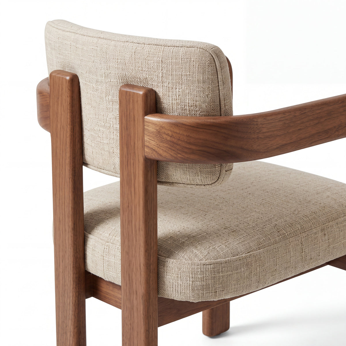 Silla Vesper en Madera Sólida Maciza · Escultural - Macro de veta noble y acabado artesanal semimate | LEMICH Muebles de Lujo Ocotlán