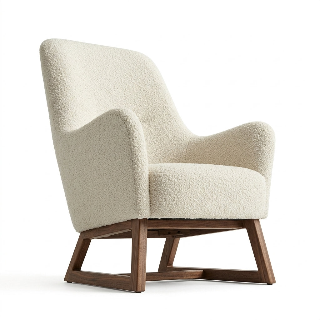 Sillón Aura · Rosa Morada · Diseño Minimalista y Cómodo - Vista Posterior y Ensamble Trasero Fondo Blanco | LEMICH Muebles de Lujo Ocotlán