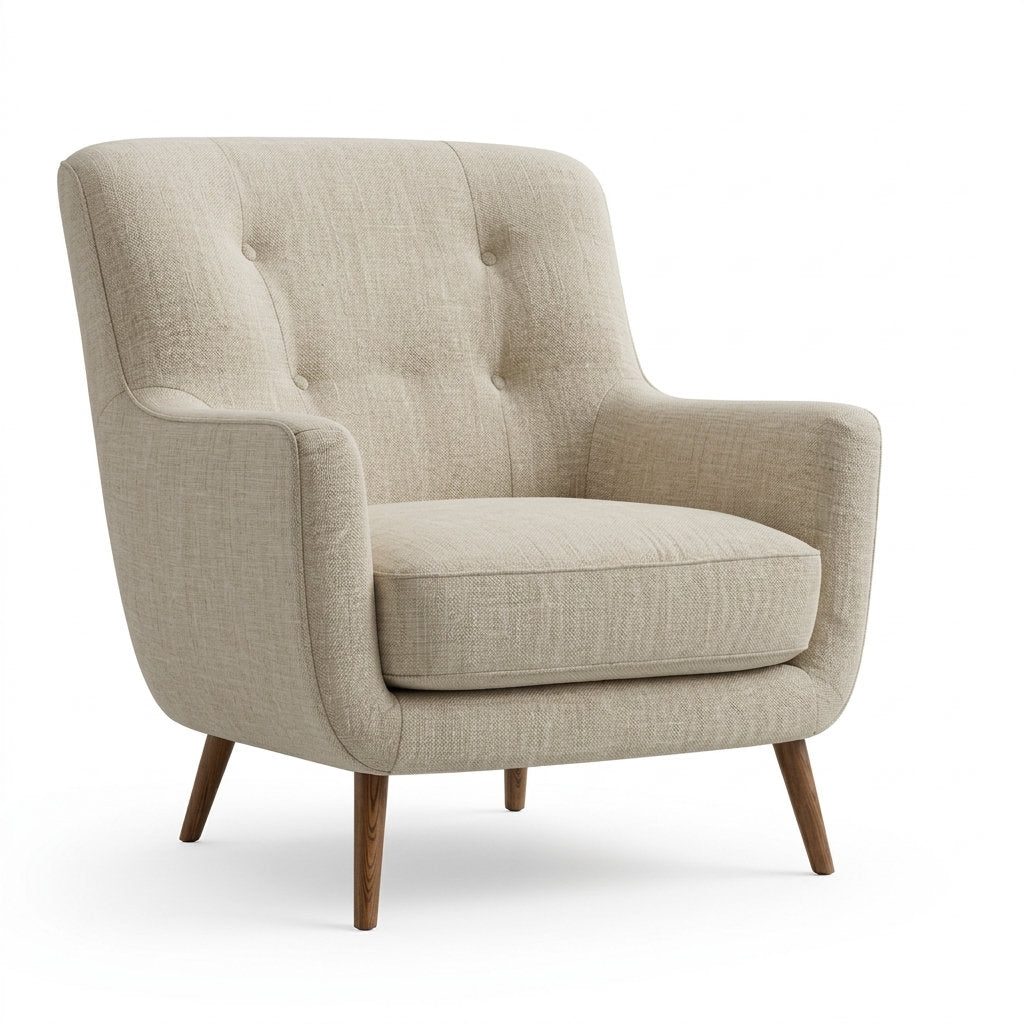 Sillón Bosco - Rosa Morada, Diseño Ergonómico - Vista Posterior y Ensamble Trasero Fondo Blanco | LEMICH Muebles de Lujo Ocotlán
