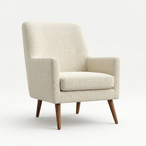 Sillón EcoRiposo · Pino · Confort Sostenible - Vista Principal 3/4 Fondo Blanco | LEMICH Muebles de Lujo Ocotlán