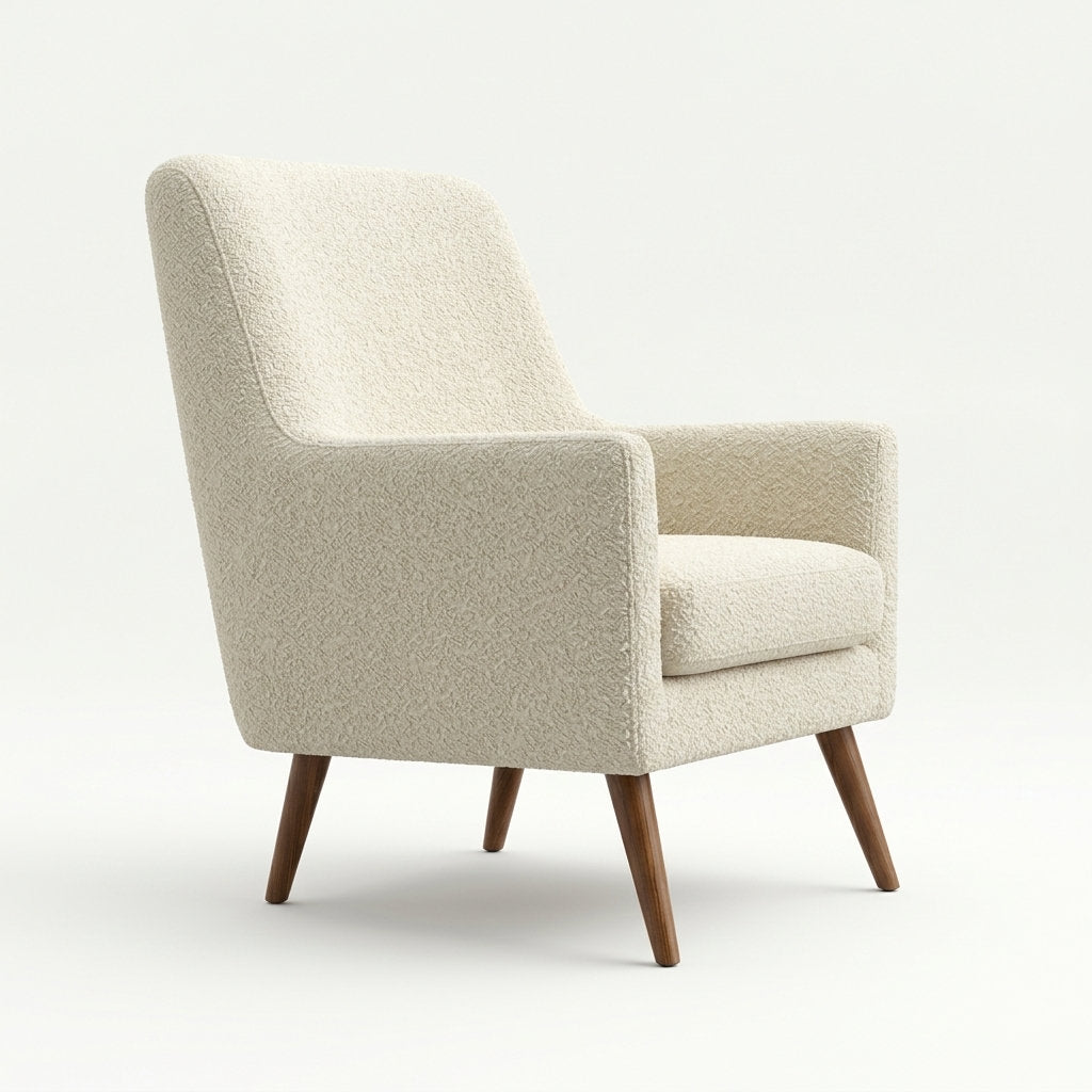 Sillón EcoRiposo · Pino · Confort Sostenible - Vista Ángulo Tres Cuartos Opuesto Fondo Blanco | LEMICH Muebles de Lujo Ocotlán