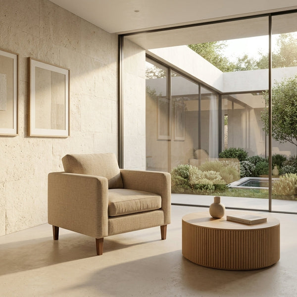 Sillón Eleganza | Madera Exótica | Confort de Lujo - vista alternativa