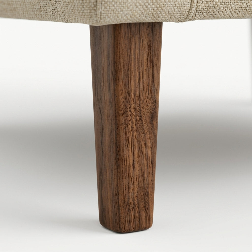 Sillón Eleganza | Madera Exótica | Confort de Lujo - Macro Detalle de Veta de Madera Natural | LEMICH Muebles de Lujo Ocotlán