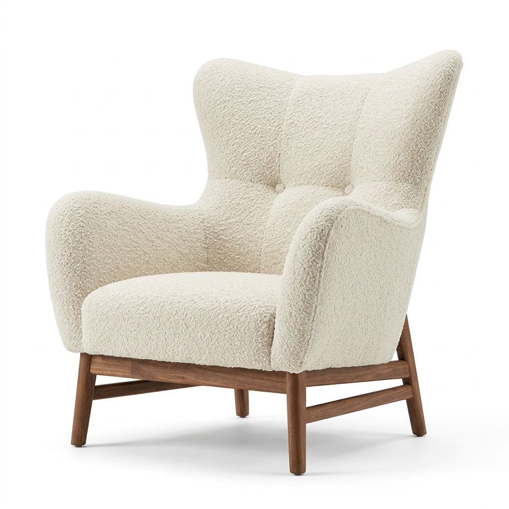 Sillón Morbido · Rosa Exótica · Confort Clásico Diseño - Vista Posterior y Ensamble Trasero Fondo Blanco | LEMICH Muebles de Lujo Ocotlán