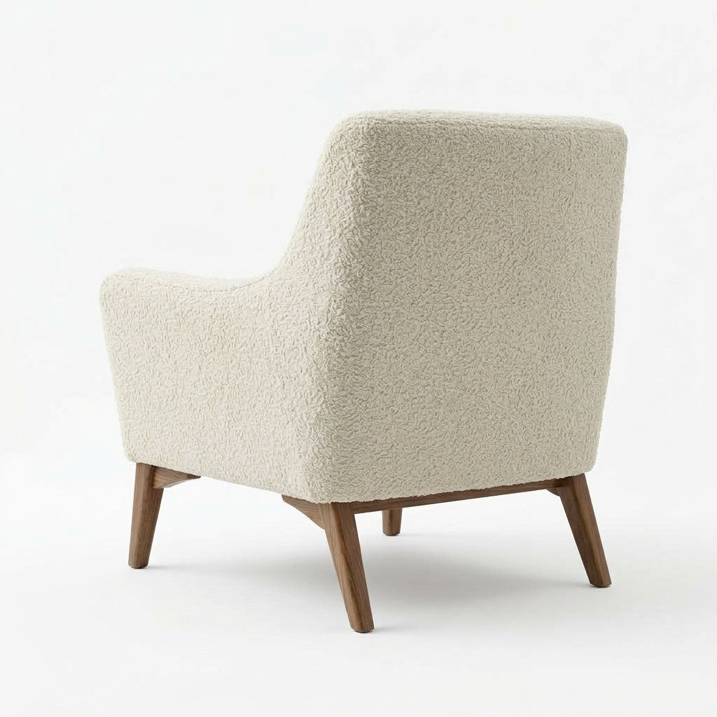 Sillón Pino Elegante · Confort Premium - Vista Ángulo Tres Cuartos Opuesto Fondo Blanco | LEMICH Muebles de Lujo Ocotlán