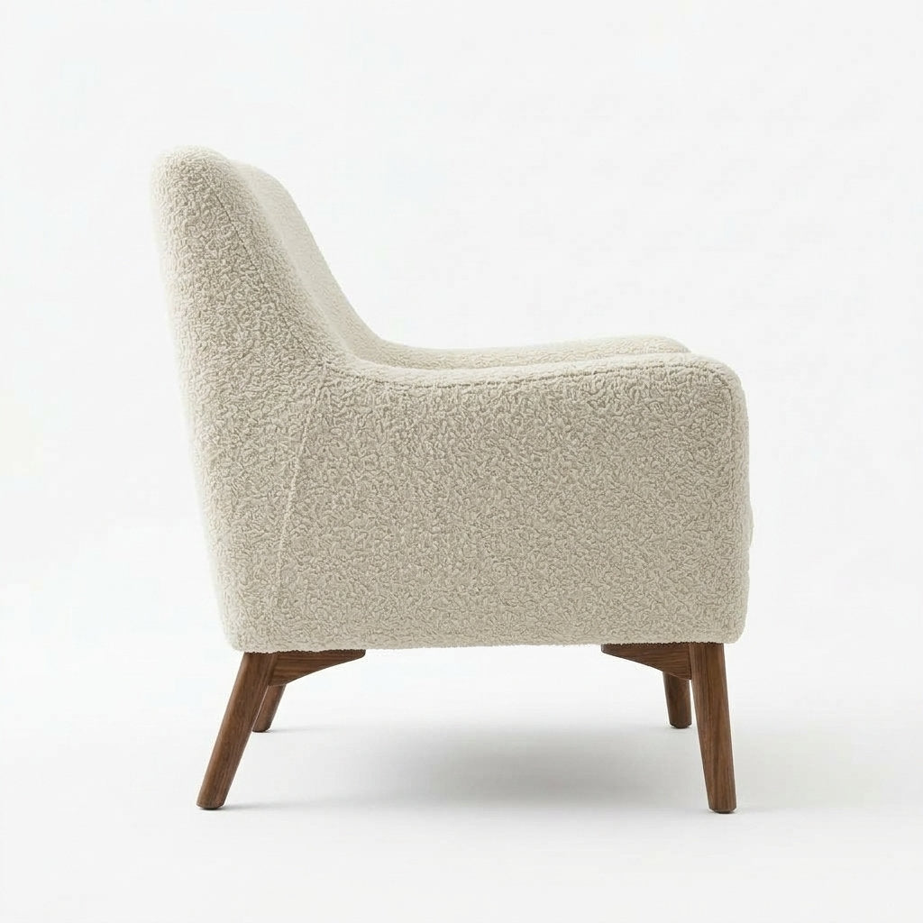Sillón Pino Elegante · Confort Premium - Vista Lateral de Perfil 90° Fondo Blanco | LEMICH Muebles de Lujo Ocotlán