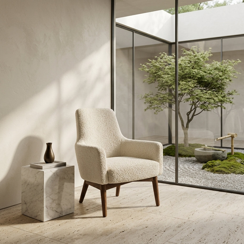 Sillón Pino LegnoAnima | Confort Premium - Ambientada en Salón Contemporáneo de Autor | LEMICH Muebles de Lujo Ocotlán