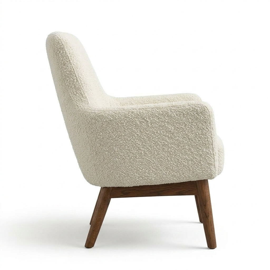 Sillón Pino LegnoAnima | Confort Premium - Vista Lateral de Perfil 90° Fondo Blanco | LEMICH Muebles de Lujo Ocotlán