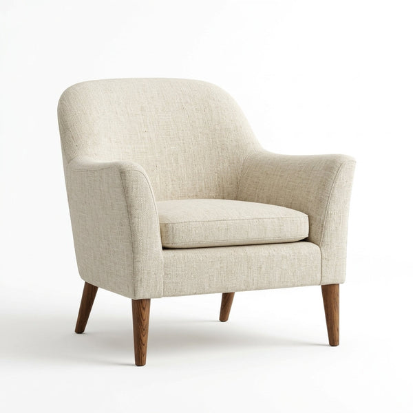 Sillón Velluto Terciopelo · Confort Premium - Vista Principal 3/4 Fondo Blanco | LEMICH Muebles de Lujo Ocotlán