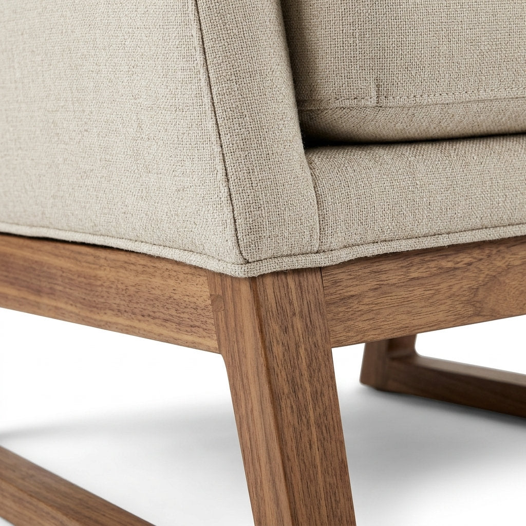 Tapicería Pino Ristretto · Sillón Diseño Elegante - Detalle Artesanal de Cojinería y Tapizado | LEMICH Muebles de Lujo Ocotlán