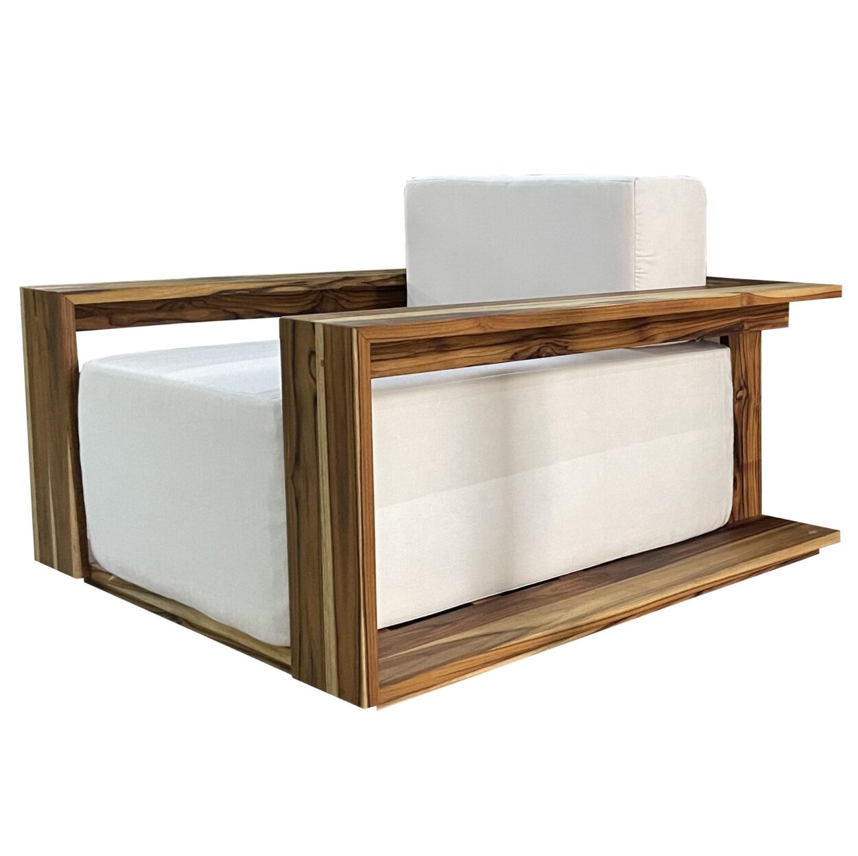 Sillon ocasional Teak - sillones de madera (1 modulo) - Lemich Muebles
