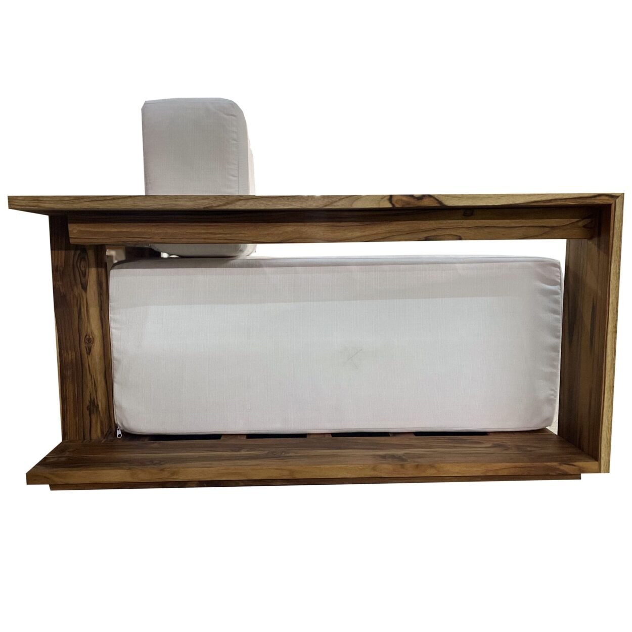 Sillon ocasional Teak - sillones de madera (1 modulo) - Lemich Muebles