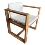 Sillas con coderas para playa modelo Teak - Lemich Muebles