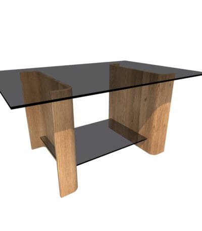 Mesa de centro modelo Luxe - Lemich Muebles