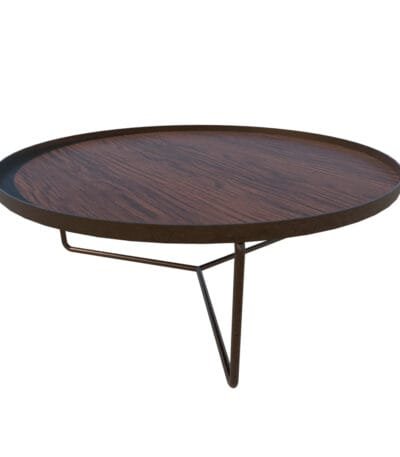 Mesa de centro mod. Nogal Stahl - Lemich Muebles