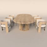 Comedor Tavolo di Quercia - Lemich Muebles