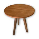 Mesa lateral RILA (Parota) - Lemich Muebles