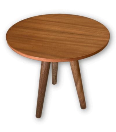 Mesa lateral RILA (Parota) - Lemich Muebles