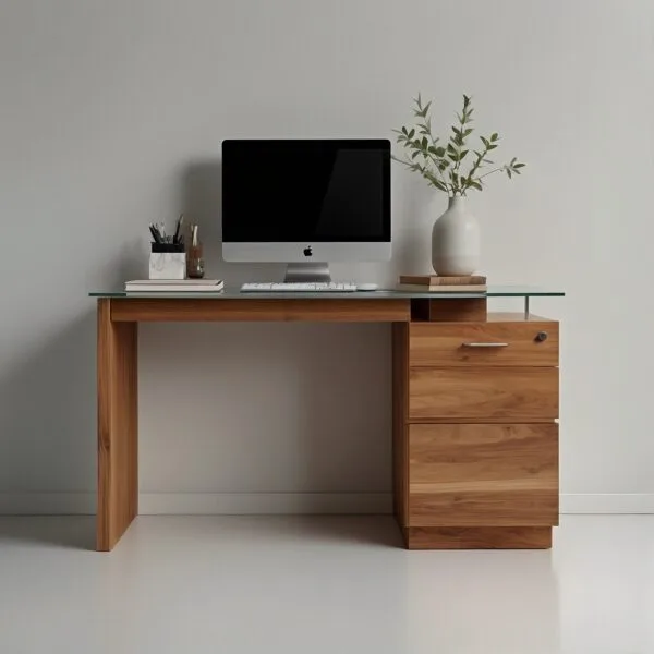 Escritorio de cristal - Lemich Muebles