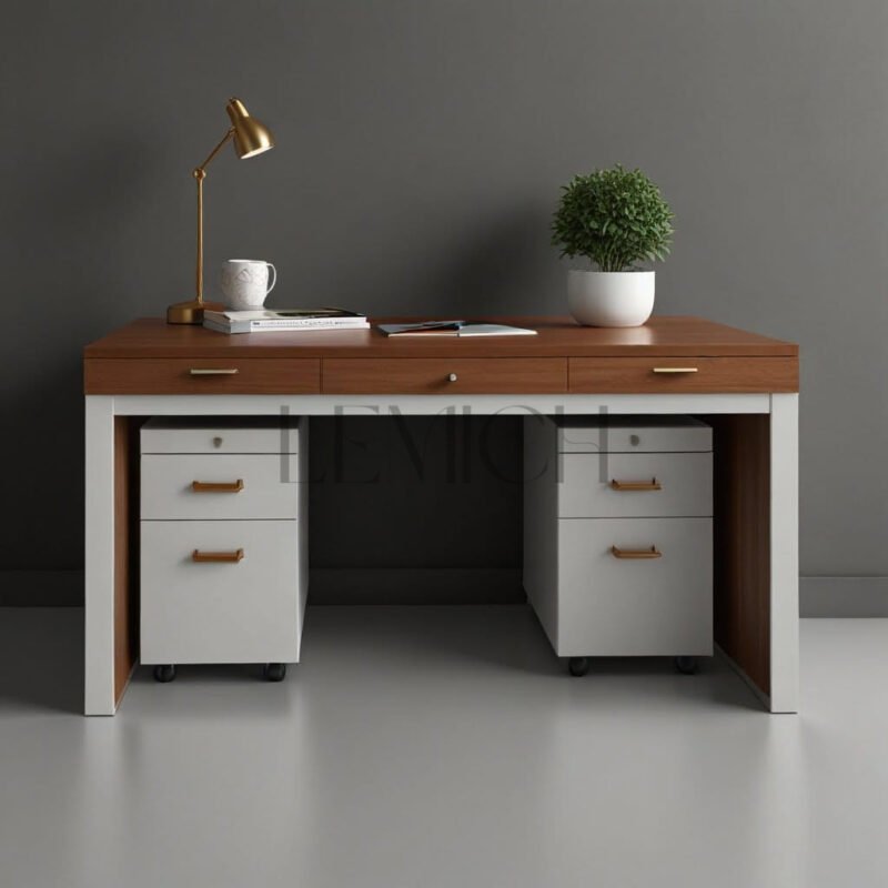 Escritorio de madera - Lemich Muebles