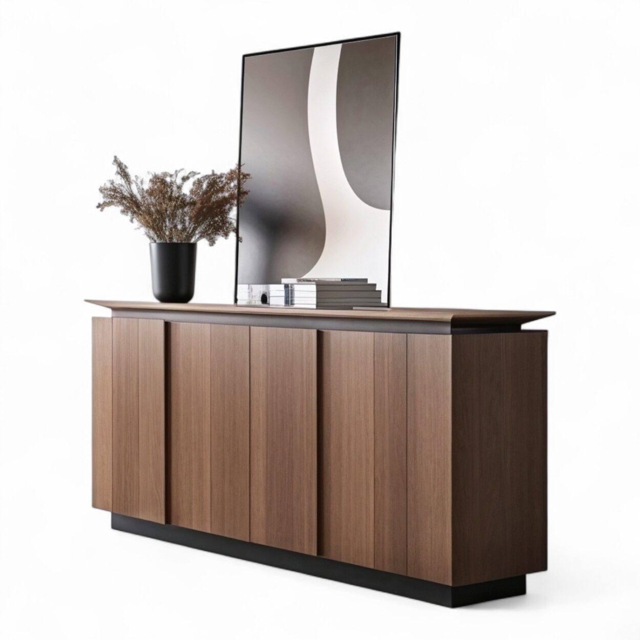 Buffet Amalfi | Chapa de Nogal - credenza de madera - Image 4