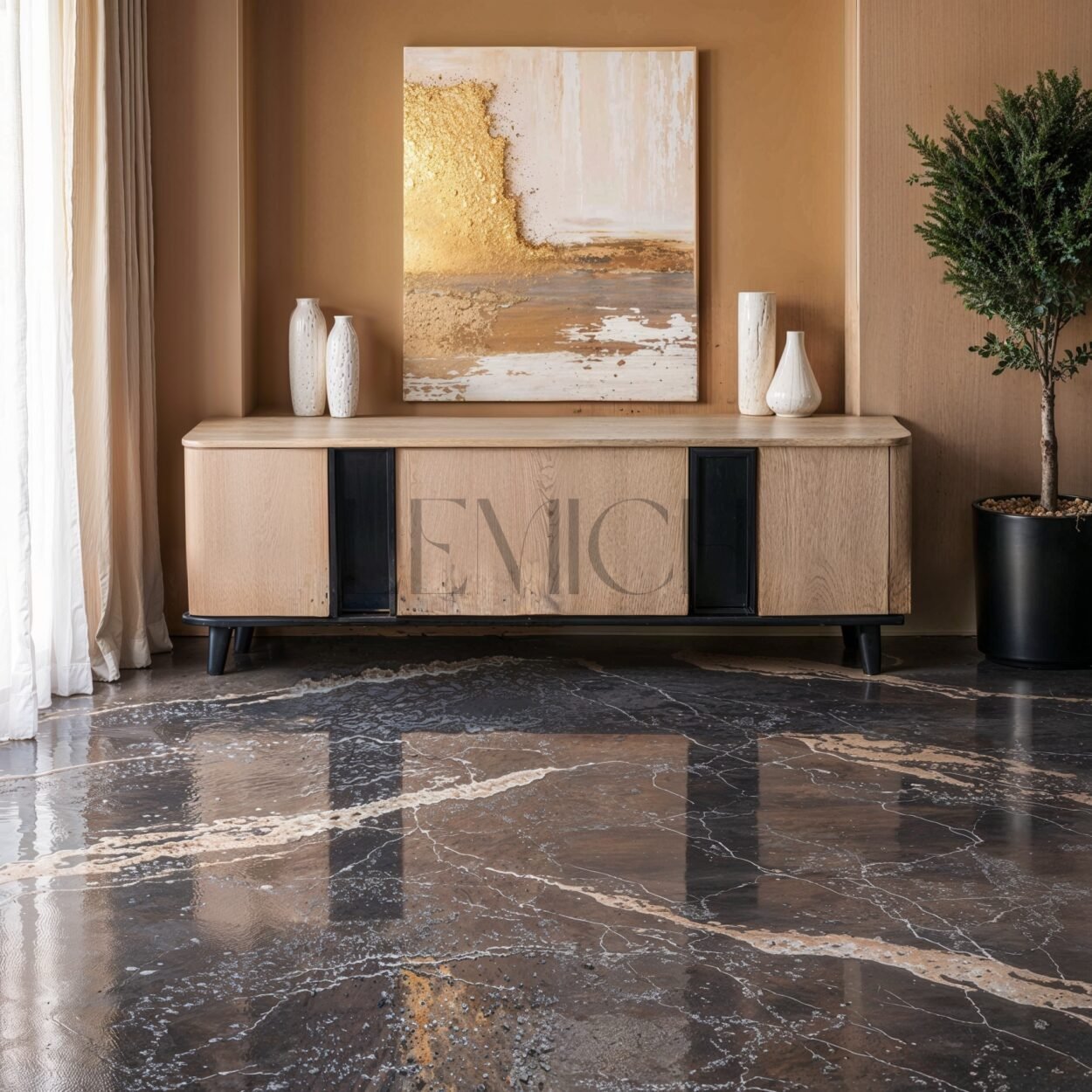 Buffet Capri credenza de madera